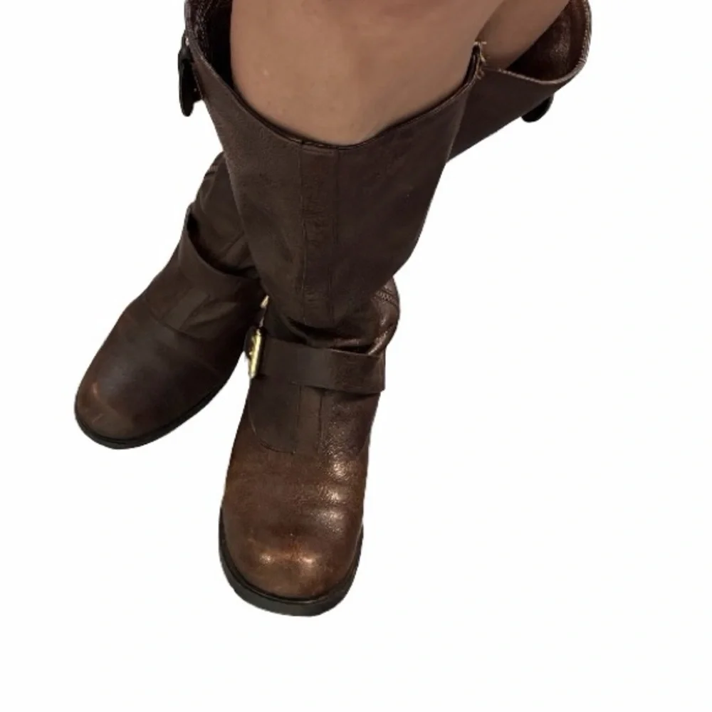 Studio Brown Over the Knee Boots Size 8
